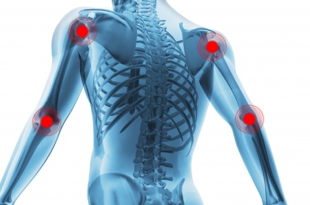 Joint pain at shoulders and elbows